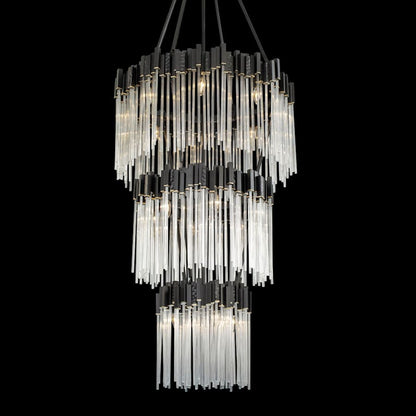 Varaluz Matrix 18 Light 30" Wide Waterfall Chandelier