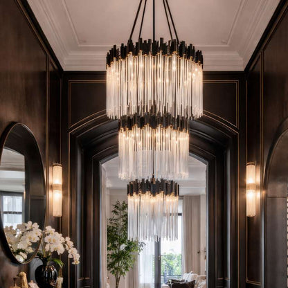 Varaluz Matrix 18 Light 30" Wide Waterfall Chandelier