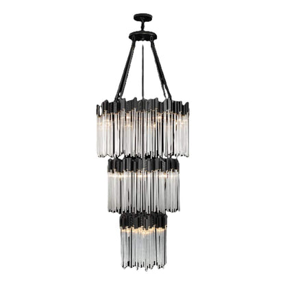 Varaluz Matrix 18 Light 30" Wide Waterfall Chandelier