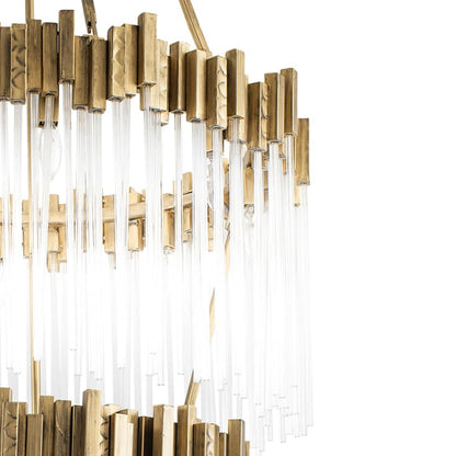 Varaluz Matrix 18 Light 30" Wide Waterfall Chandelier
