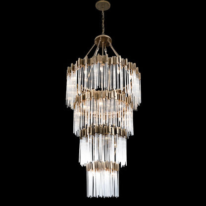 Varaluz Matrix 30 Light 40" Wide Waterfall Chandelier
