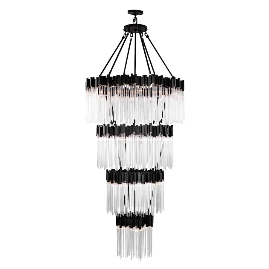 Varaluz Matrix 30 Light 40" Wide Waterfall Chandelier
