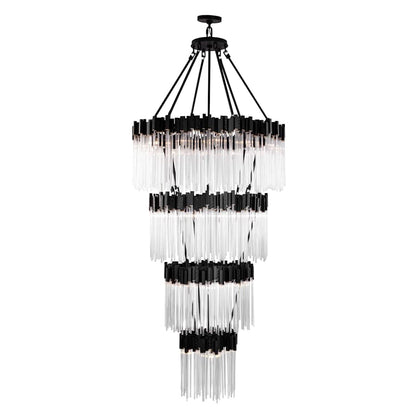 Varaluz Matrix 30 Light 40" Wide Waterfall Chandelier