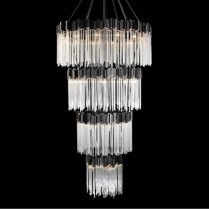 Varaluz Matrix 30 Light 40" Wide Waterfall Chandelier