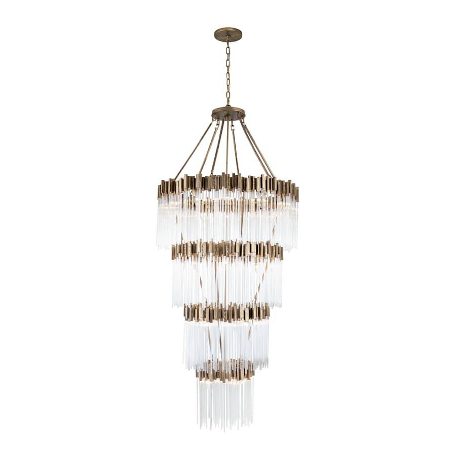 Varaluz Matrix 30 Light 40" Wide Waterfall Chandelier