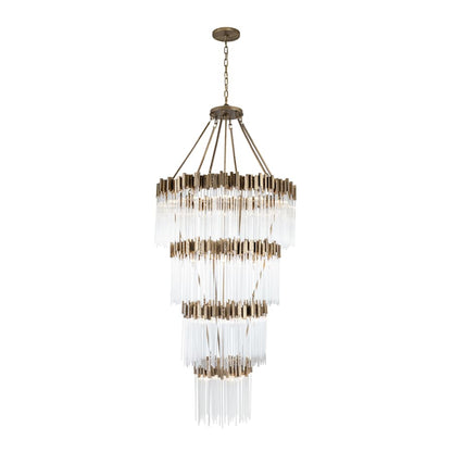 Varaluz Matrix 30 Light 40" Wide Waterfall Chandelier
