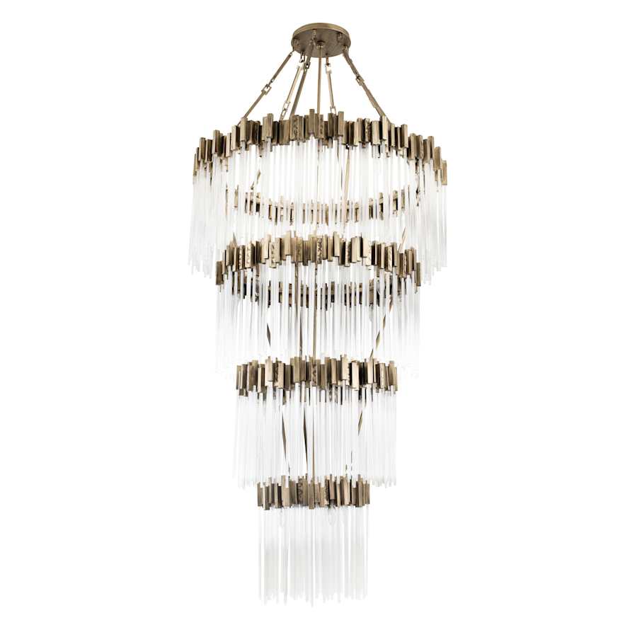 Varaluz Matrix 30 Light 40" Wide Waterfall Chandelier