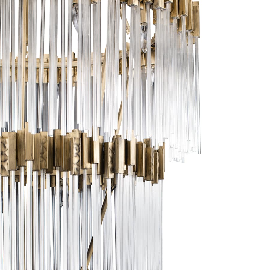 Varaluz Matrix 30 Light 40" Wide Waterfall Chandelier