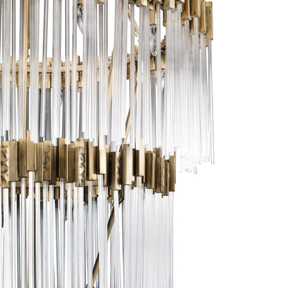 Varaluz Matrix 30 Light 40" Wide Waterfall Chandelier