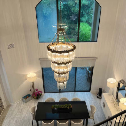 Varaluz Matrix 30 Light 40" Wide Waterfall Chandelier