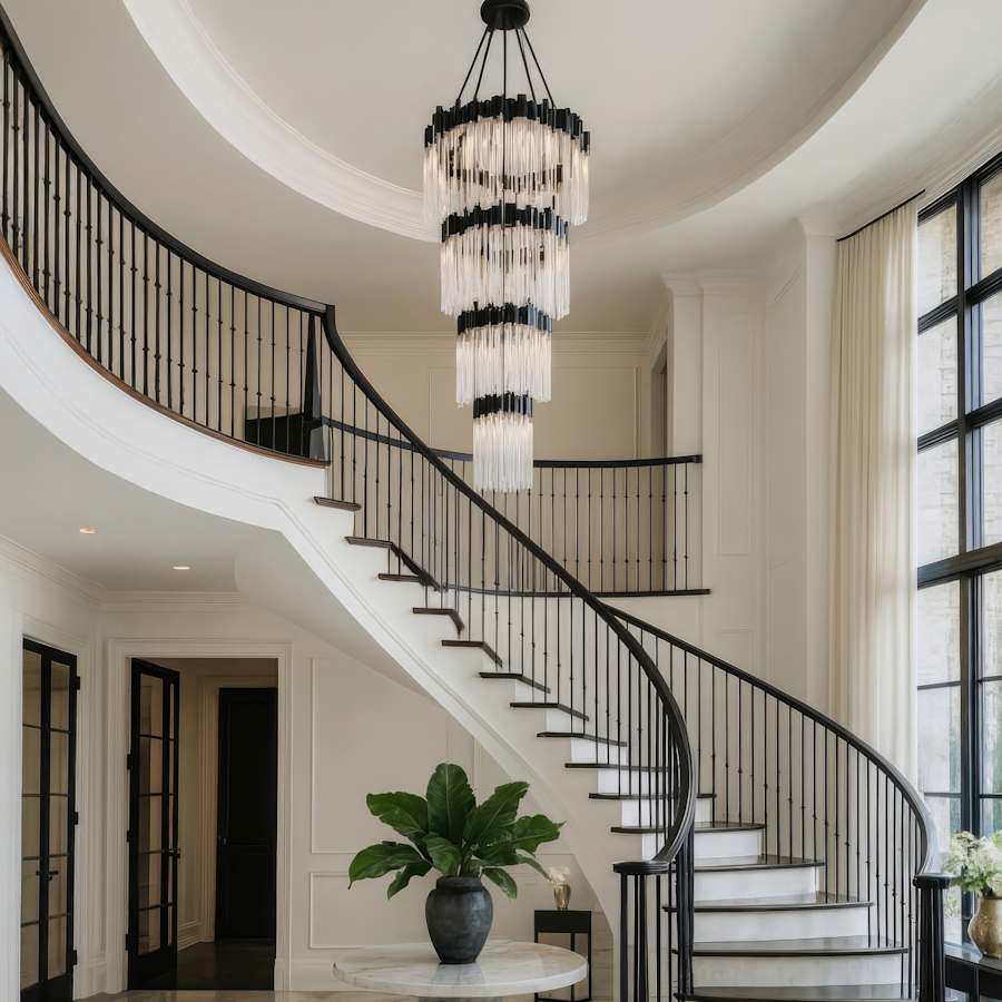 Varaluz Matrix 30 Light 40" Wide Waterfall Chandelier