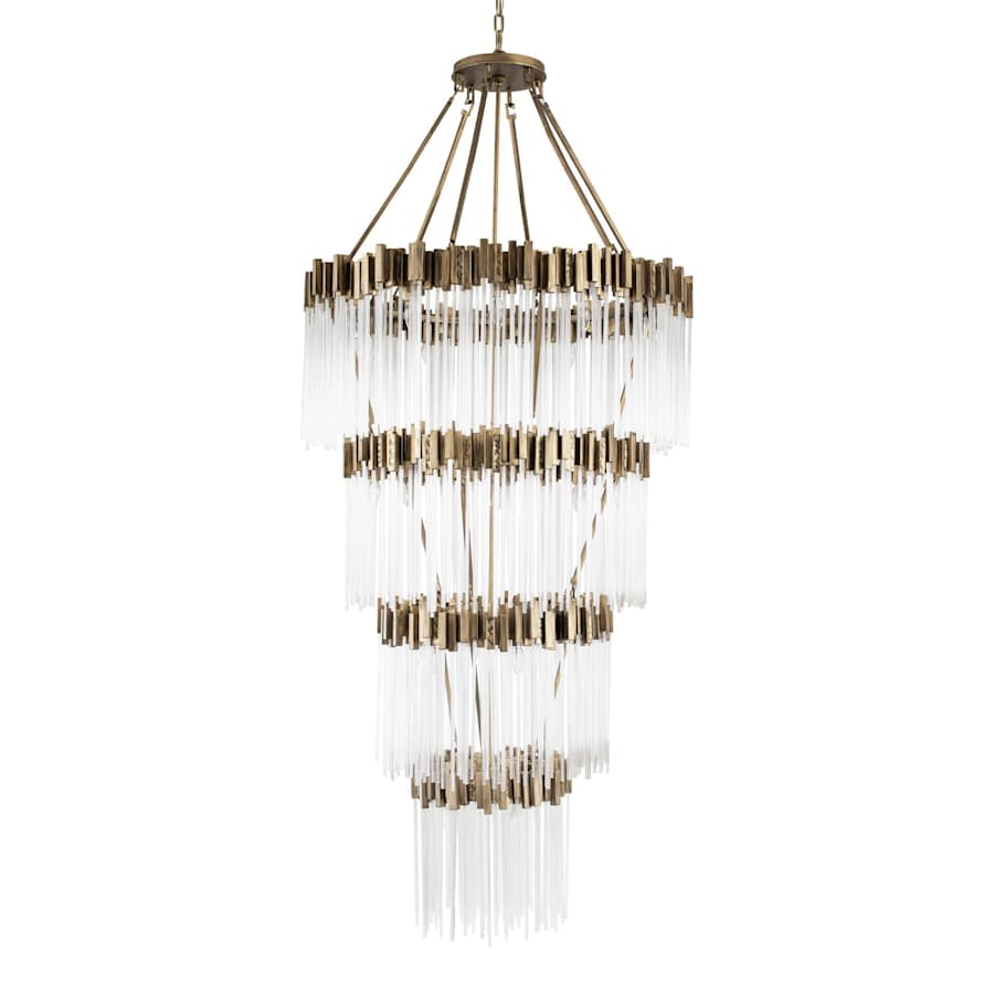 Varaluz Matrix 30 Light 40" Wide Waterfall Chandelier