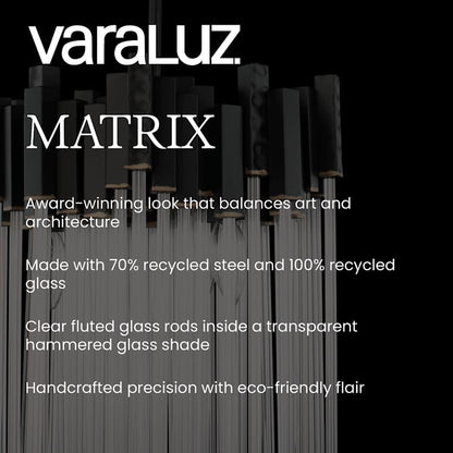 Varaluz Matrix 10 Light 60" Wide Linear Chandelier