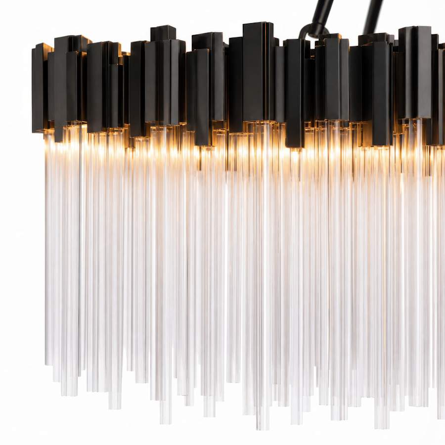 Varaluz Matrix 10 Light 60" Wide Linear Chandelier