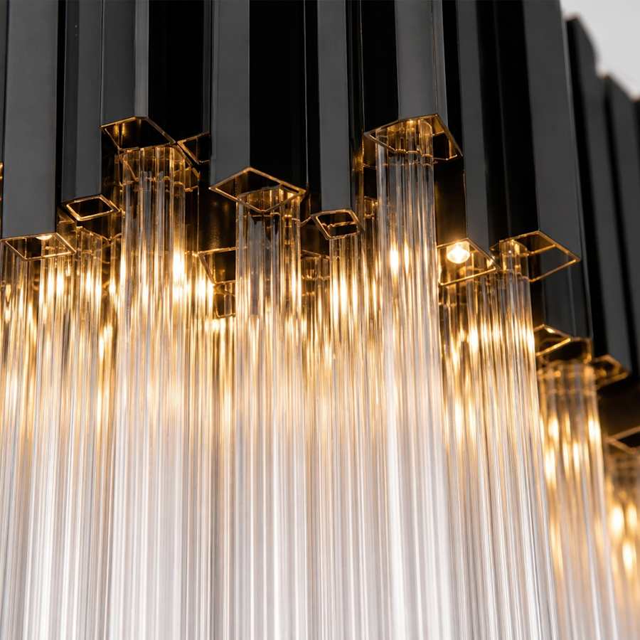 Varaluz Matrix 10 Light 60" Wide Linear Chandelier