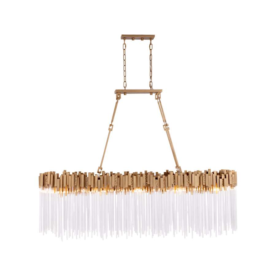 Varaluz Matrix 10 Light 60" Wide Linear Chandelier