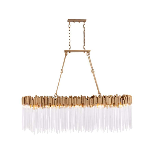 Varaluz Matrix 10 Light 60" Wide Linear Chandelier