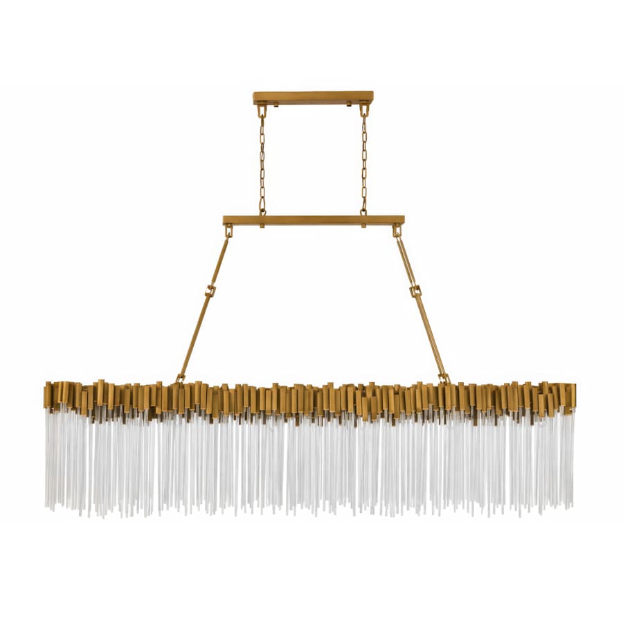Varaluz Matrix 12 Light 72" Wide Linear Chandelier