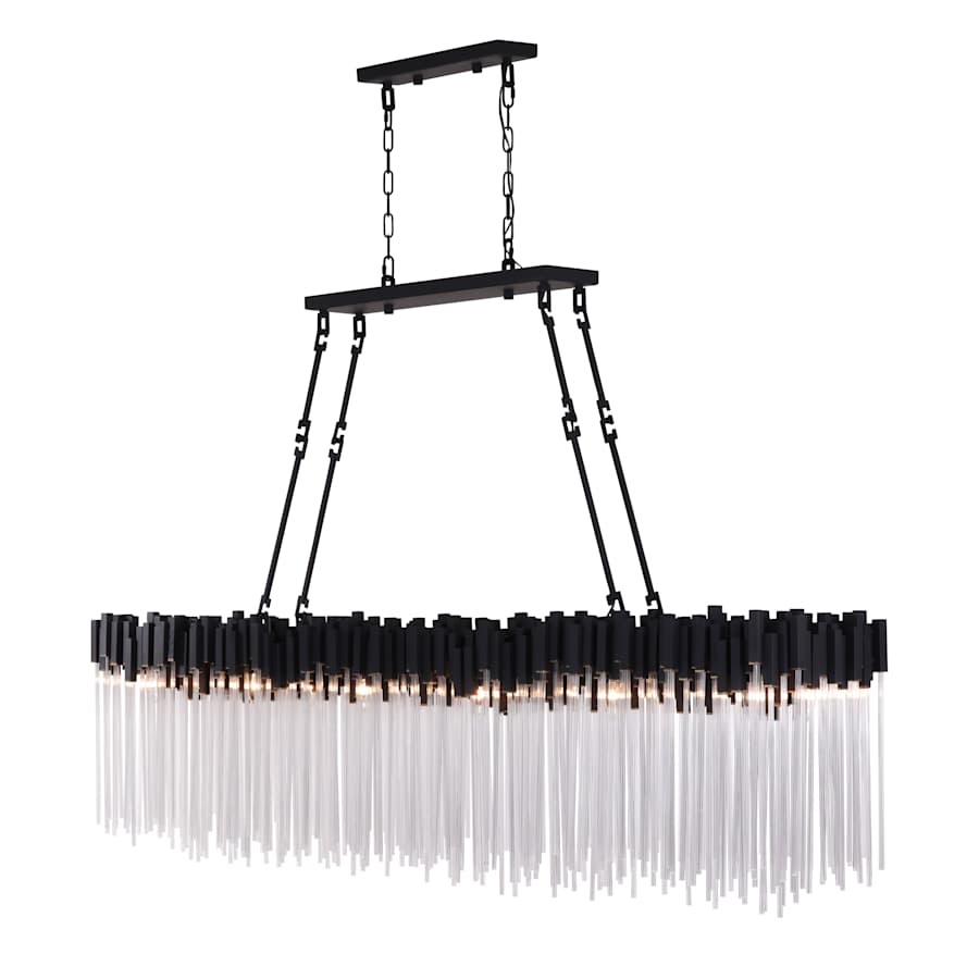 Varaluz Matrix 12 Light 72" Wide Linear Chandelier