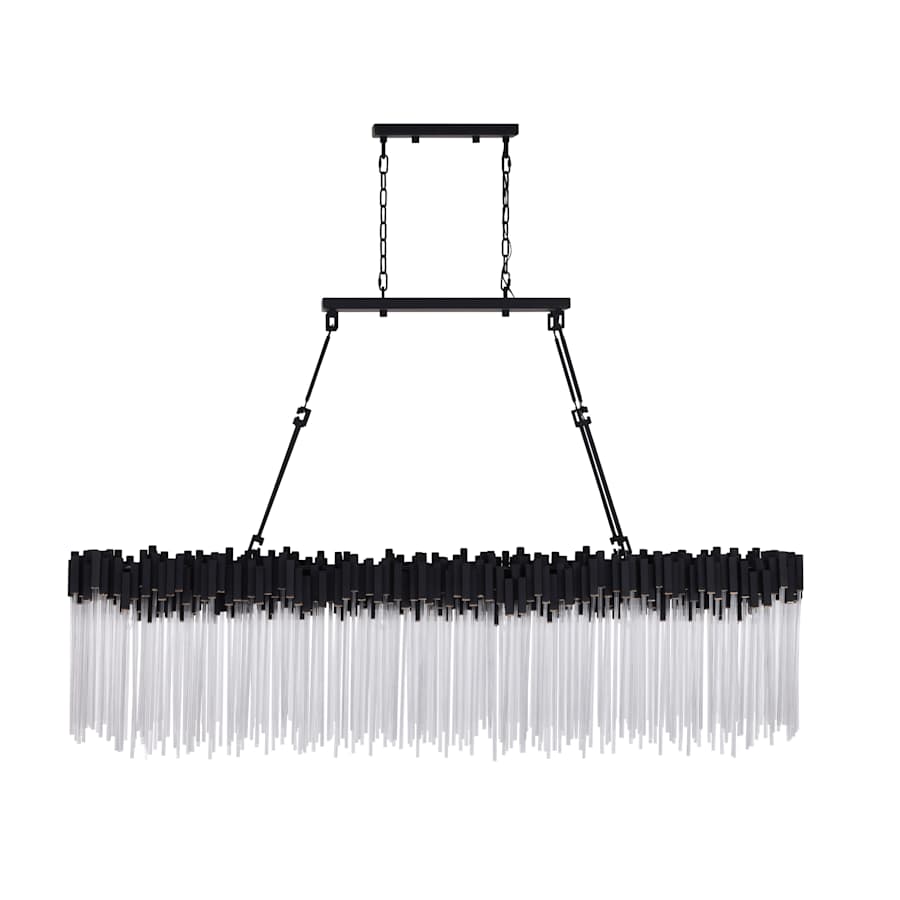 Varaluz Matrix 12 Light 72" Wide Linear Chandelier