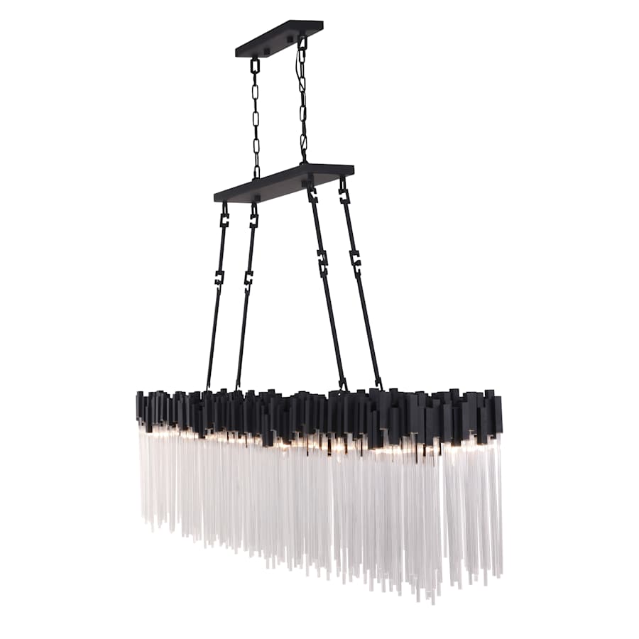 Varaluz Matrix 12 Light 72" Wide Linear Chandelier