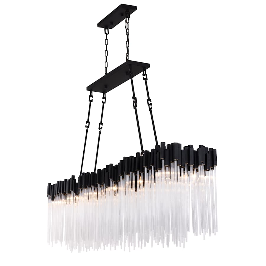 Varaluz Matrix 12 Light 72" Wide Linear Chandelier