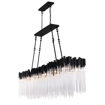 Varaluz Matrix 12 Light 72" Wide Linear Chandelier