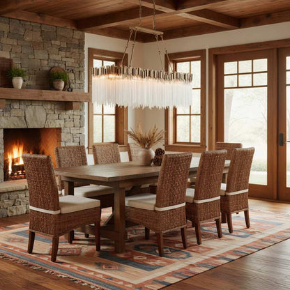 Varaluz Matrix 12 Light 72" Wide Linear Chandelier