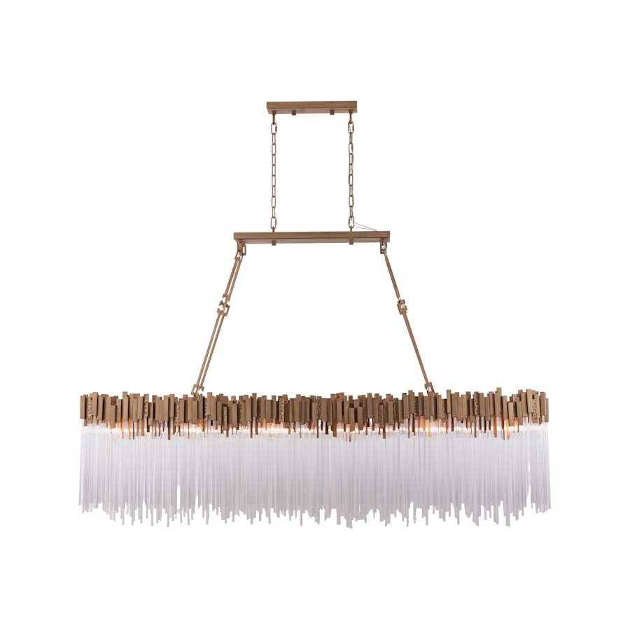 Varaluz Matrix 12 Light 72" Wide Linear Chandelier