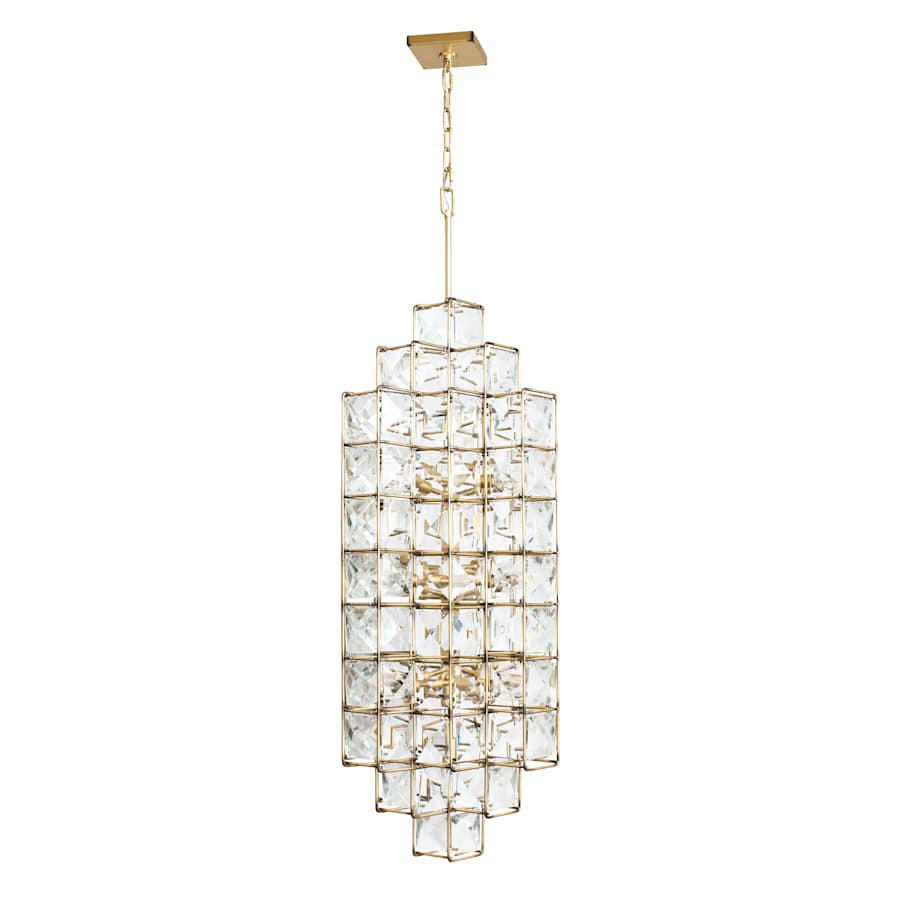 Varaluz Cubic 14 Light 19" Wide Crystal Chandelier