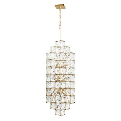 Varaluz Cubic 14 Light 19" Wide Crystal Chandelier