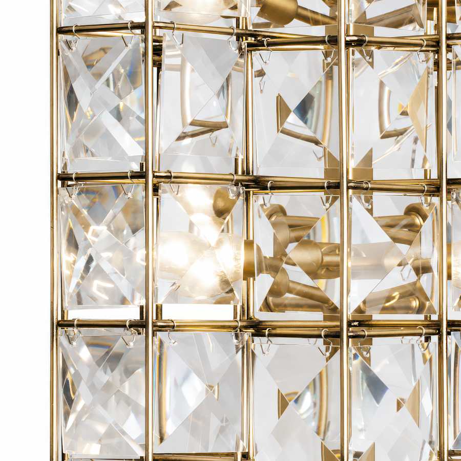 Varaluz Cubic 14 Light 19" Wide Crystal Chandelier