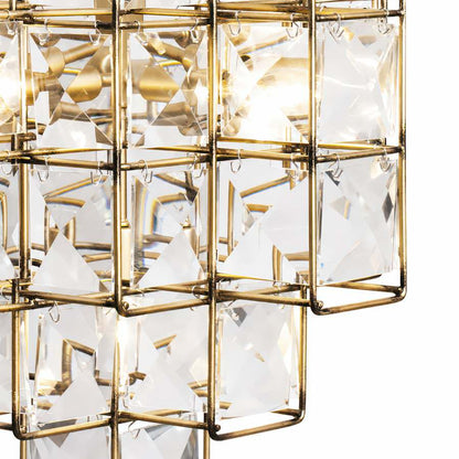 Varaluz Cubic 14 Light 19" Wide Crystal Chandelier