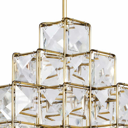 Varaluz Cubic 14 Light 19" Wide Crystal Chandelier