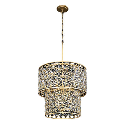 Varaluz Windsor 7 Light 25" Wide Crystal Waterfall Chandelier