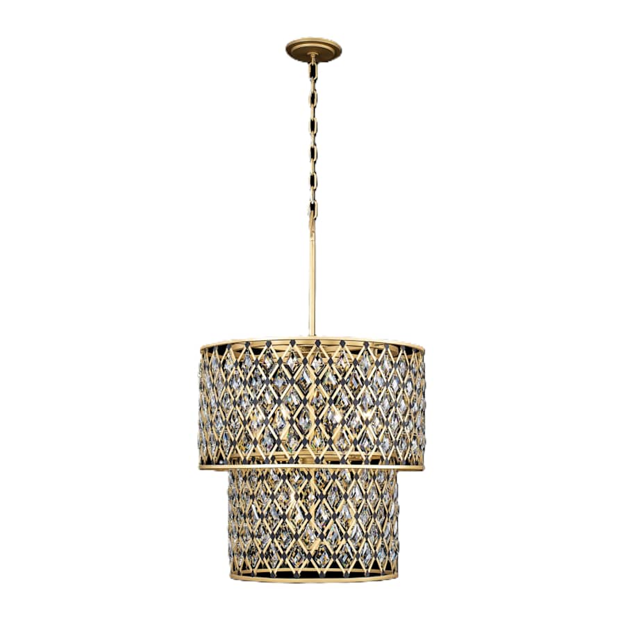 Varaluz Windsor 7 Light 25" Wide Crystal Waterfall Chandelier