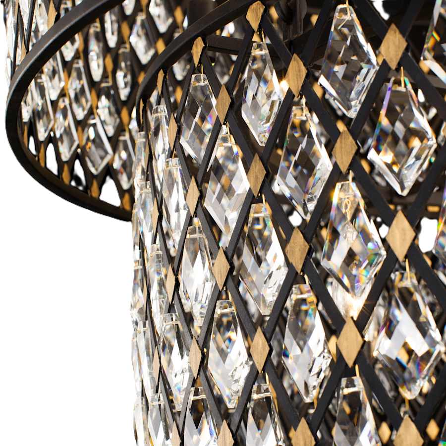 Varaluz Windsor 21 Light 40" Wide Crystal Waterfall Chandelier