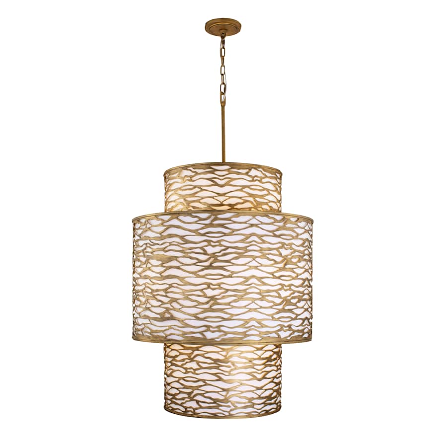 Varaluz Kato 16 Light 32" Wide Waterfall Chandelier