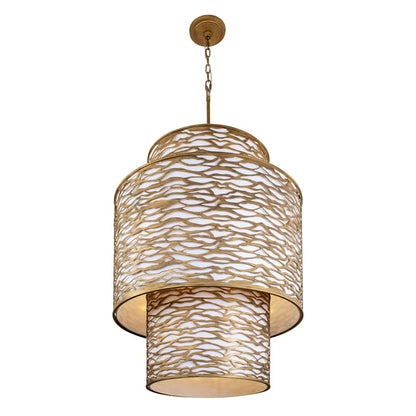 Varaluz Kato 16 Light 32" Wide Waterfall Chandelier