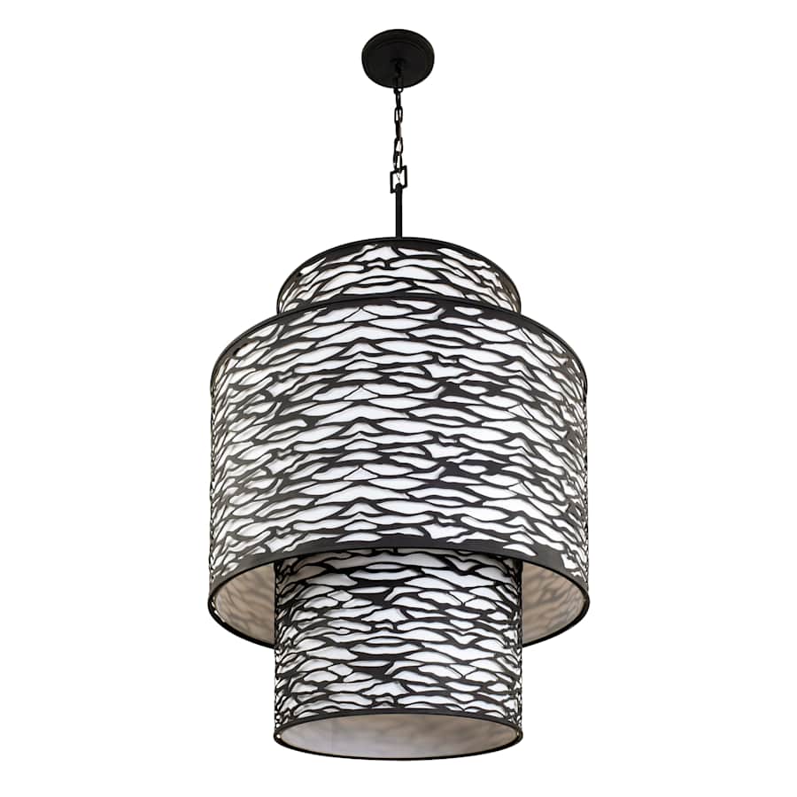 Varaluz Kato 16 Light 32" Wide Waterfall Chandelier