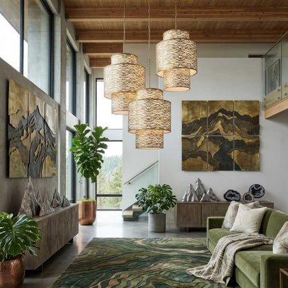Varaluz Kato 16 Light 32" Wide Waterfall Chandelier