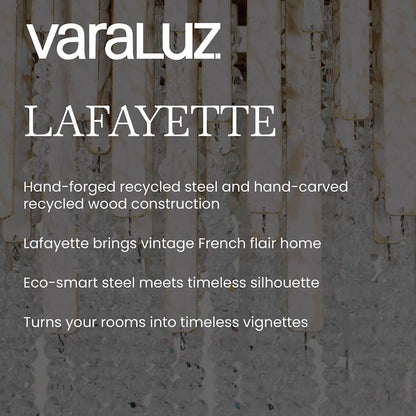 Varaluz Lafayette 13 Light 30" Wide Crystal Waterfall Chandelier
