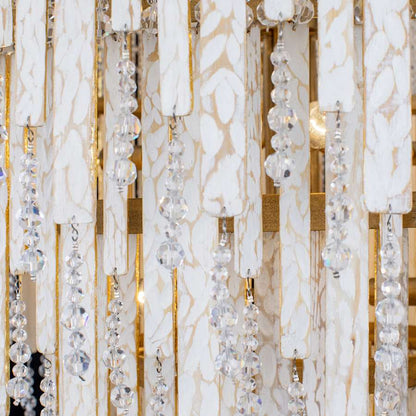 Varaluz Lafayette 13 Light 30" Wide Crystal Waterfall Chandelier