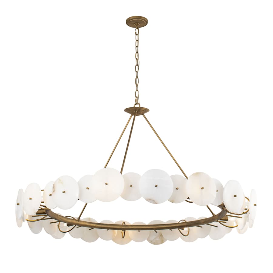 Varaluz Cosmos 9 Light 48" Wide Ring Chandelier