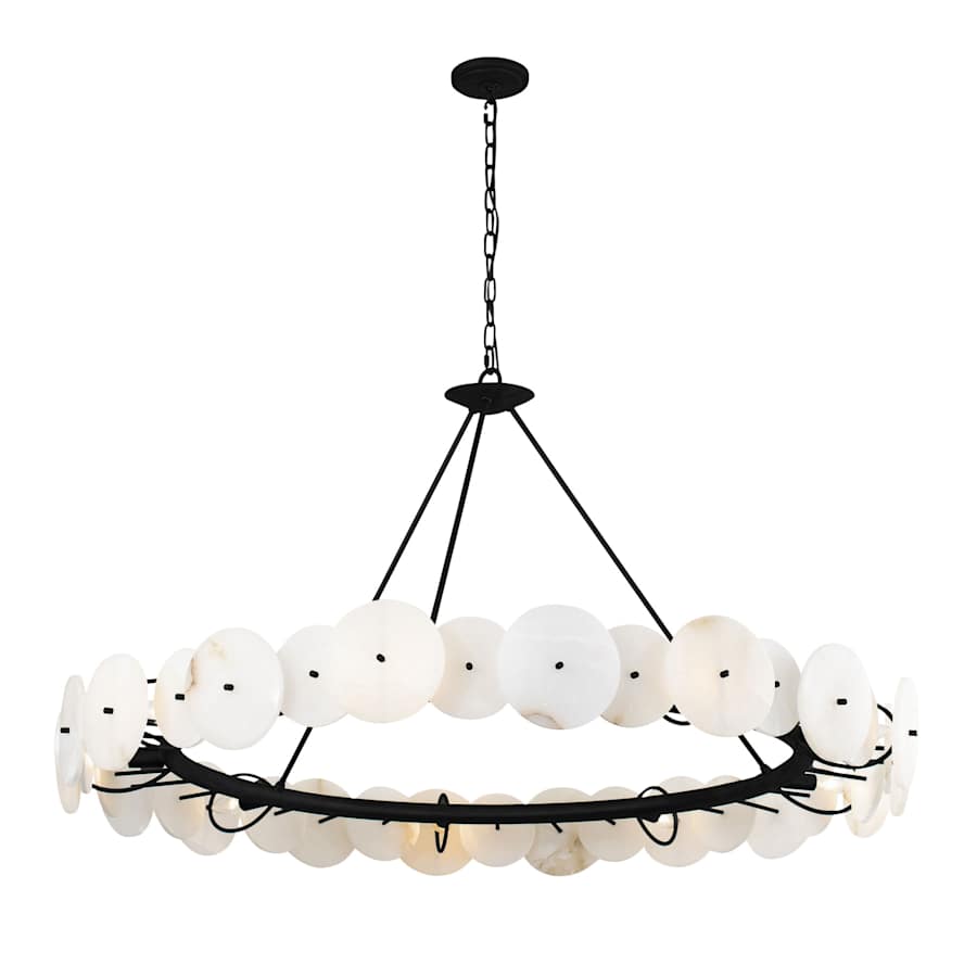 Varaluz Cosmos 9 Light 48" Wide Ring Chandelier