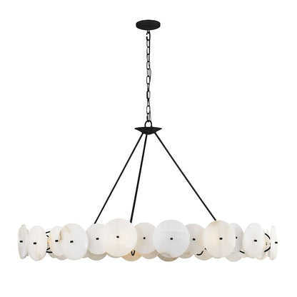 Varaluz Cosmos 9 Light 48" Wide Ring Chandelier