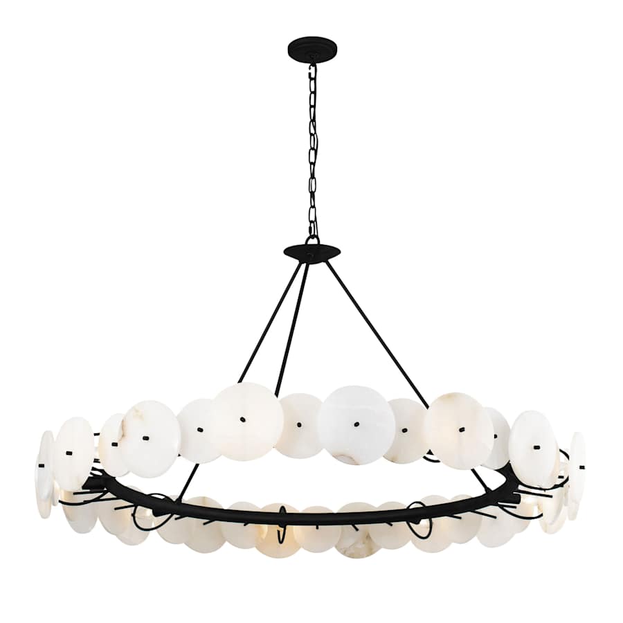 Varaluz Cosmos 9 Light 48" Wide Ring Chandelier