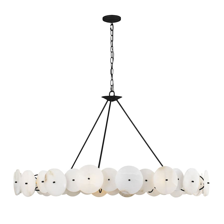Varaluz Cosmos 9 Light 48" Wide Ring Chandelier