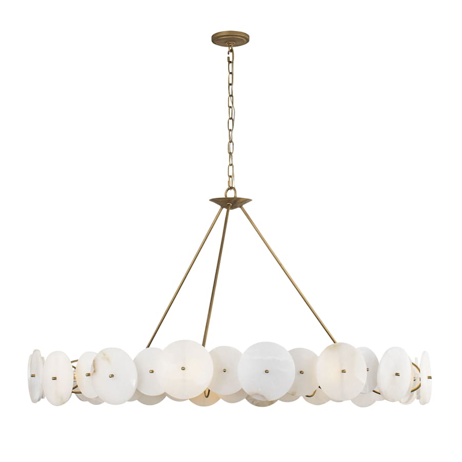 Varaluz Cosmos 9 Light 48" Wide Ring Chandelier