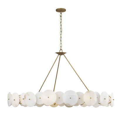Varaluz Cosmos 9 Light 48" Wide Ring Chandelier